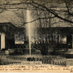 1906 Lucski-fürdő, Lúcky Kúpele (Liptó); Fürdő, szökőkút. B. Loinger kiadása / spa, bath, fountain (EK)