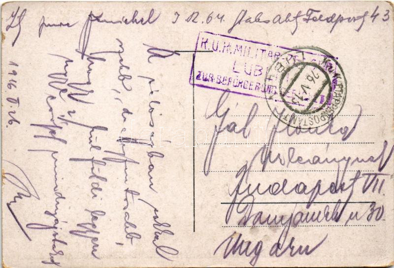 1916 Lublin, Sobór Prawoslawny / Russische Kirche / Russian Orthodox church (small tear) - Image 2
