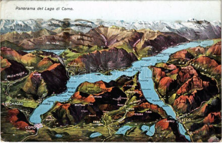 1940 Lago di Como, Lake Como; Panorama (EK)