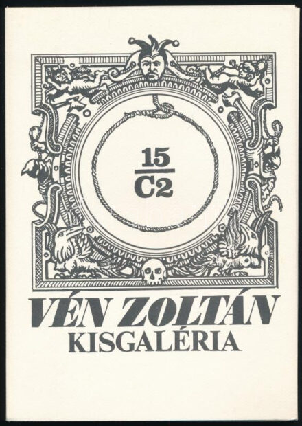 Vén Zoltán: Kisgaléria. 15 db jelzett rézkarc mappában. Sorszámozott, jelzettek 057/150, 12x9,5 cm Kiadói papírmappában