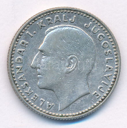 Jugoszlávia 1931. 10D Ag 'I. Sándor' T:2 Yugoslavia 1931. 10 Dinara Ag 'Alexander I' C:XF Krause KM#10