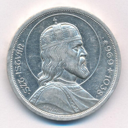 1938. 5P Ag 'Szent István' T:2 ph. Adamo P8.1