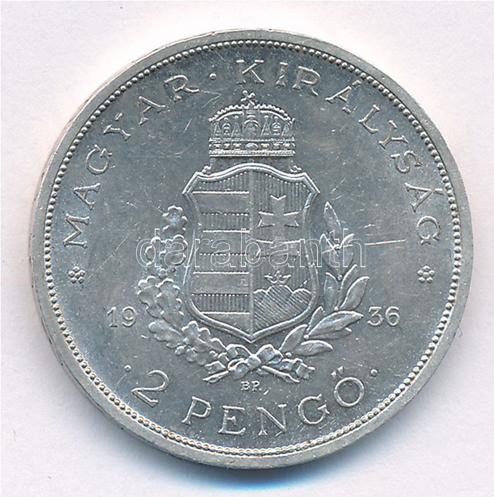 1936. 2P Ag 'Liszt' T:1- Adamo P7.3 - Image 2