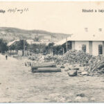1907 Révfülöp, részlet a hajókikötőről. Balatoni Szövetség kiadása