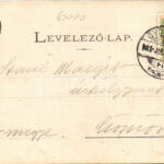 1903 Gyöngyös, Részlet a Bene utcából, üzlet - Image 2