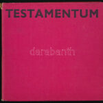 Wright, Frank Lloyd: Testamentum. Bp., 1974, Gondolat. Kiadói kopott kartonált papírkötés, kissé sérült gerinccel.