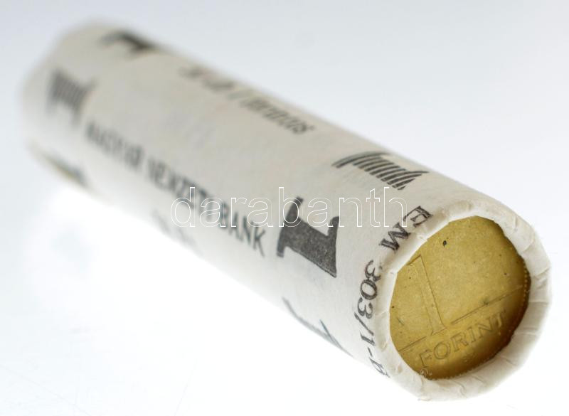 DN 1Ft Cu-Ni-Zn (50x) 'MAGYAR NEMZETI BANK' rolniban T:1,1- patina