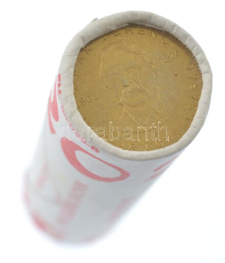 2003. 20Ft Cu-Ni-Zn 'Deák' (50x) 'MAGYAR NEMZETI BANK' rolniban T:1,1- patina
