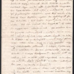 1866 Kiss Károly református lelkészhez írt levél