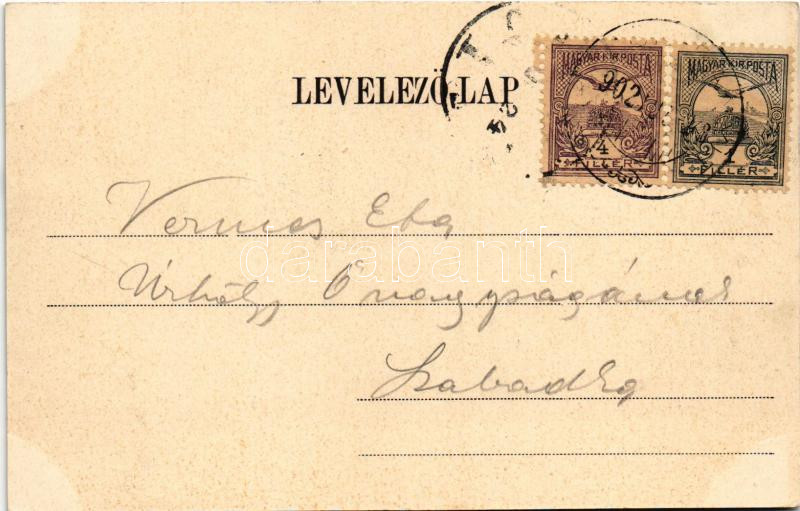 1902 Rozsnyó, Roznava; Vasas gyógyfürdő. Falvi Jenő kiadása / spa, bath - Image 2