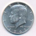 Amerikai Egyesült Államok 1967. 1/2$ Ag 'Kennedy' T:1- USA 1967. 1/2 Dollar Ag 'Kennedy' C:AU Krause KM#202a