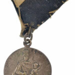 ~1930. 'Szent Imre' kétoldalas, ezüstözött fém medál mellszalaggal (31mm) T:2- - Image 2