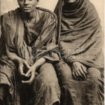 Sénégal, Types Pourougnes / Senegalese folklore (ragasztónyom / glue marks)