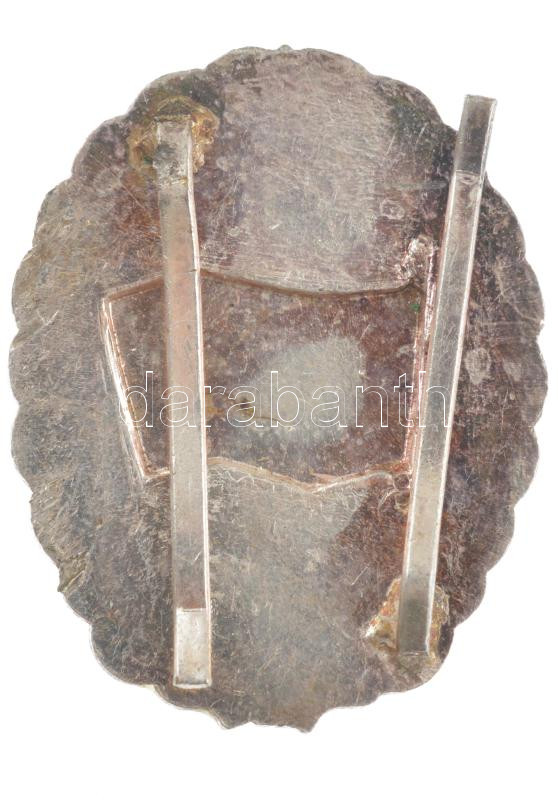 ~1970-1980. 'Élenjáró Szakaszparancsnok' ezüstözött műgyantás jelvény (40x32mm) T:1- - Image 2