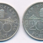 1994. 200Ft Ag 'Deák' (2x) T:1-,2 Adamo F13 - Image 2