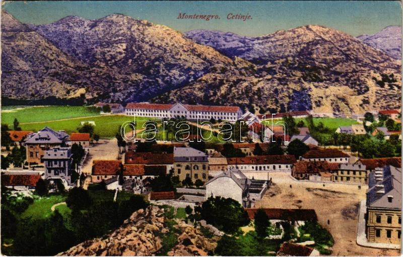 Cetinje, Cettinje, Cettigne; (wet damage)