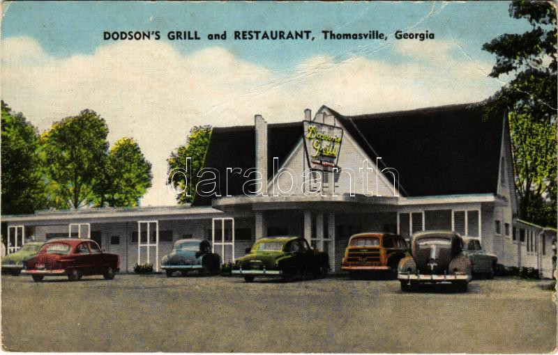 Thomasville (Georgia), Dodson's Grill and Restaurant, automobiles (fa)