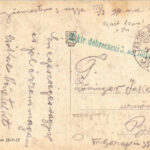 1917 Cervignano, Dono della bandiera e giuramento di Giovani Esploratori / oath of the young Italian scouts + 'M. kir. debreczeni népfölkelő gyalog ezred' - Image 2