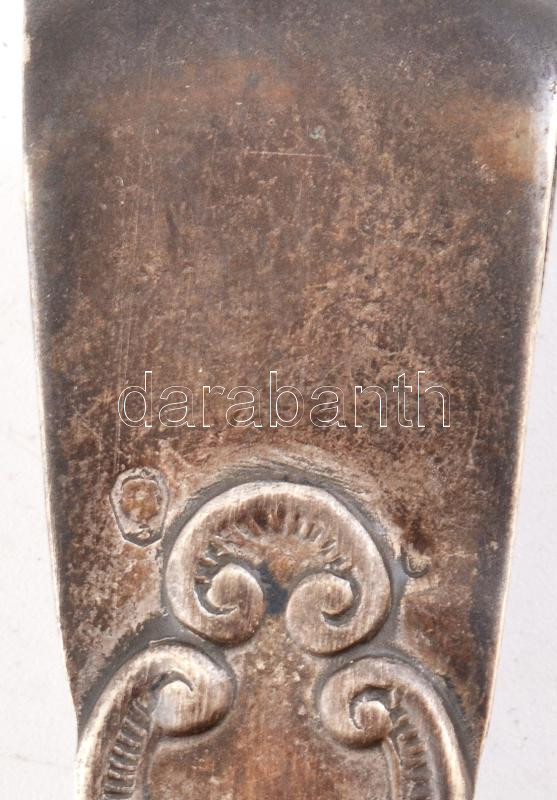 Ezüst (Ag) cukorcsipesz. Jelzett. 20 g - Image 2