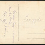 1927 Szederkényi vadászat emlékére, fotólap, hátoldalon feliratozva, 9×14 cm - Image 2