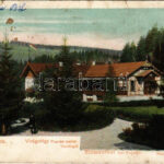 Tátra, Tatry; Virágvölgy (Rózsavölgy), Blumental, Kvetnica; Vendéglő. Feitzinger Ede 1902/12. 463. Auto-Chrom / Restauration / restaurant (EB)