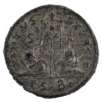 Római Birodalom / Thesszaloniki / II. Constantinus 320. ezüstözött AE3 (2,97g) T:2 Roman Empire / Thessalonica / Constantine II 320. silvered AE3 'CONSTANTINVS IVN NOB C / VIRTVS EXERCIT - S-F - TS.B.' (2,97g) C:XF RIC VII 80.