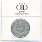 1926. 1P Ag 'OTP / Pengő történeti kiállítás emlékére 1994' csomagolásban T:3 patina