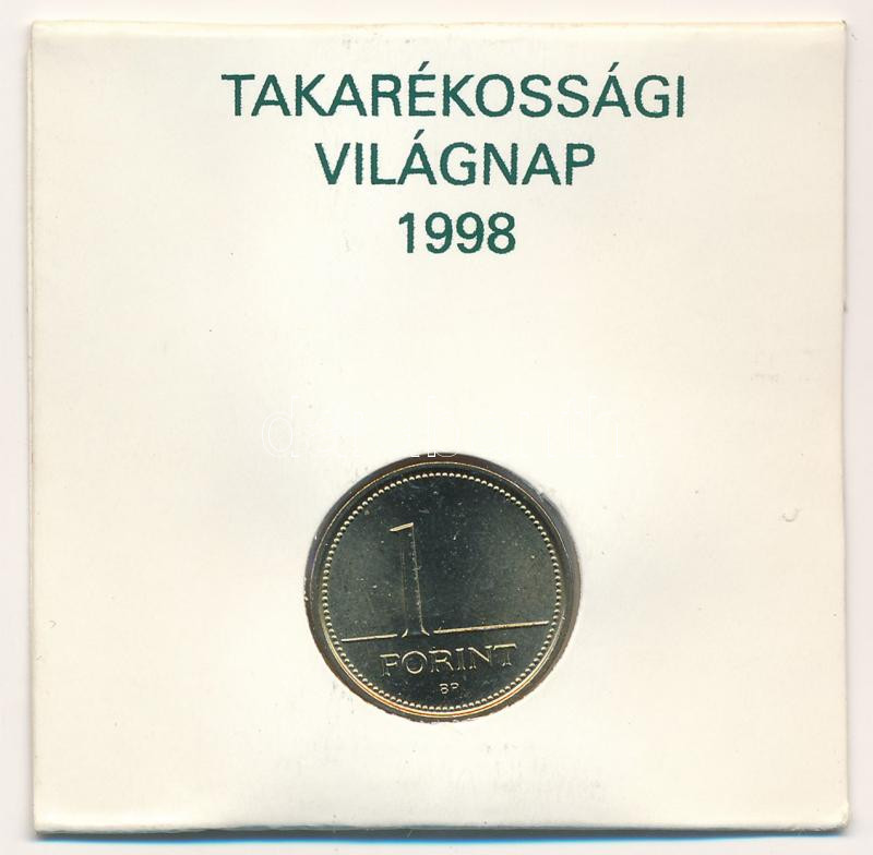 1998. 1Ft Cu-Ni-Zn 'OTP / Takarékossági Világnap 1998' csomagolásban T:1