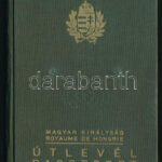 1941 Magyar Királyság által kiállított fényképes útlevél / Hungarian passport - Image 2