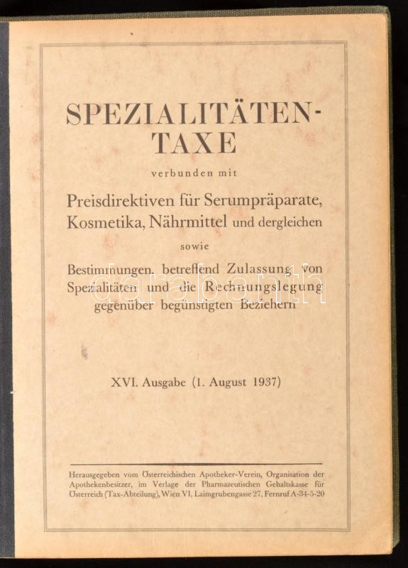 cca 1930 Bayer gyógyszergyár gyógyászati és kozmetikai termékei árlista. 394p. Egészvászon kötésben 391 p. - Image 2