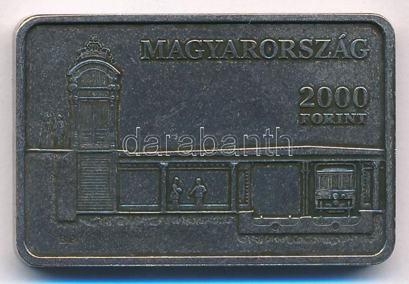 2021. 2000Ft Cu-Ni 'Milleniumi Földalatti Vasút' T:1 Adamo EM437 - Image 2