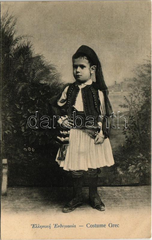 Costume Grec / Greek folklore, traditional costume (EK)