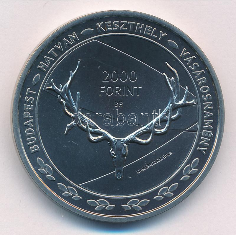 2021. 2000Ft Cu-Ni 'Vadászati és Természeti Világkiállítás' T:BU Adamo EM433 - Image 2