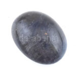 Természetes zafír, kaboson csiszolás, 11,74 ct