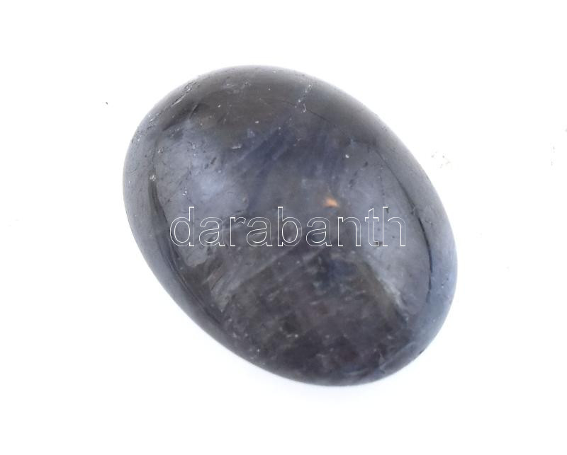 Természetes zafír, kaboson csiszolás, 11,74 ct