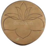 ~1990. 'DH (Danubius Hotels) - Az év dolgozója' kétoldalas bronz plakett. Szign.: SZGY (123mm) T:1- patina - Image 2