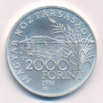 1997. 2000Ft Ag 'Régi balatoni hajók / Helka és Kelén' tanúsítvánnyal T:BU Adamo EM146 - Image 2