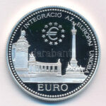1998. 2000Ft Ag 'Integráció az EU-ba - EURO II' kapszulában, tanúsítvánnyal T:PP Adamo EM157