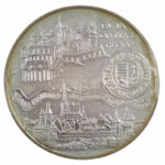 1990. 500Ft Ag 'Mátyás király - Buda' sérült dísztokban T:BU patina Adamo EM114 - Image 2