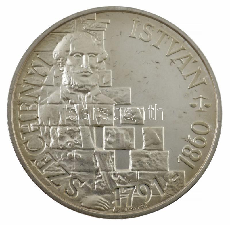 1991. 500Ft Ag 'Széchenyi István' kapszulában, tanúsítvánnyal T:PP fo. Adamo EM122