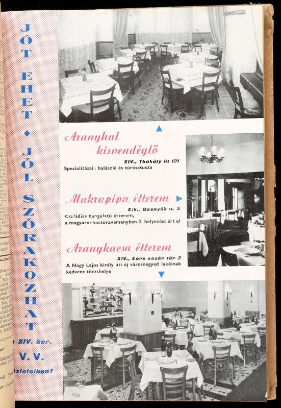 1960 Vendéglátás. 1-12. + Jubileumi különszám. Félvászon-kötésben, kopott, foltos borítóval. - Image 2