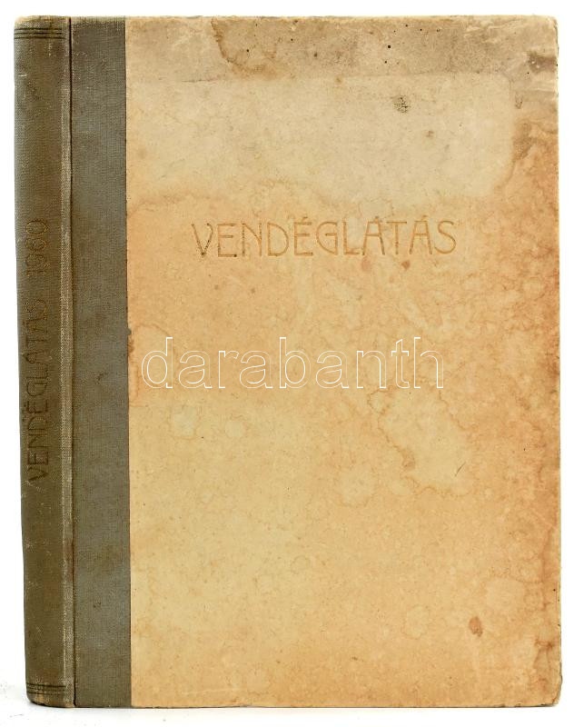 1960 Vendéglátás. 1-12. + Jubileumi különszám. Félvászon-kötésben, kopott, foltos borítóval. - Image 3