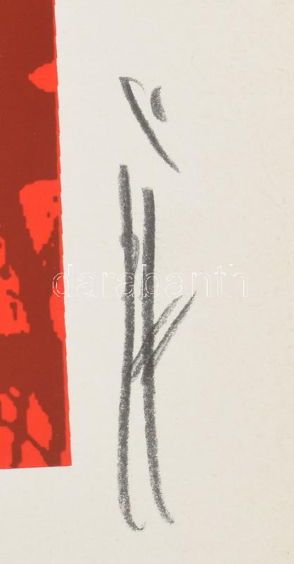 Hervé, Rodolf (1957-2000): Eiffel-torony. Szitanyomat, papír, jelzett, számozott (8/40), 30,5x20 cm. - Image 4