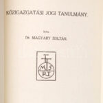 Magyary Zoltán: A magyar állam költségvetési joga. Reprint kiadás. Kiadói papírkötésben - Image 2