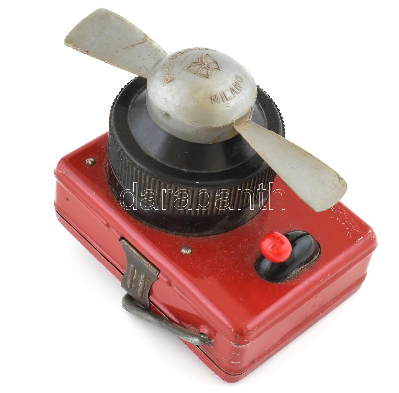 Retró úti ventilátor, nincs kipróbálva. m: 10 cm