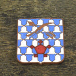 Asztali szelence. Réz doboz, zománc címerrel. 16x13x6 cm - Image 3
