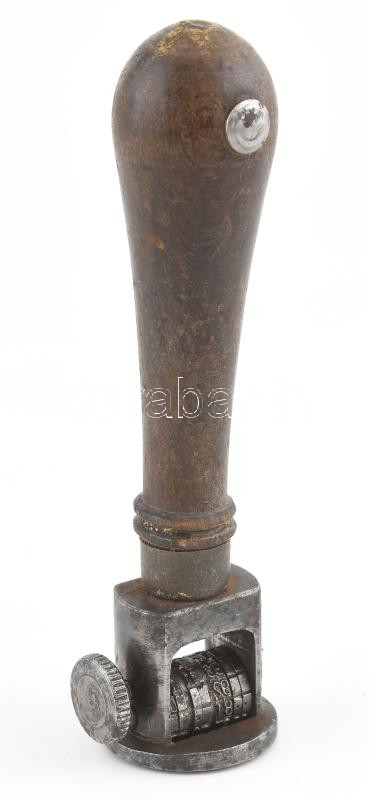 1910-20 körül. Ibrány Takarékszövetkezet. Nyíregyházi kirend. Dátumos. Kopott, m: 13,5 cm