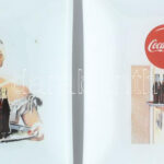 4db PinUp, Coca Cola tálka, üveg, 15x15cm - Image 3