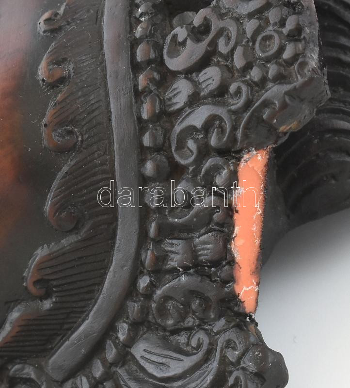 Keleti maszk, fali, sérült, m: 18 cm - Image 2