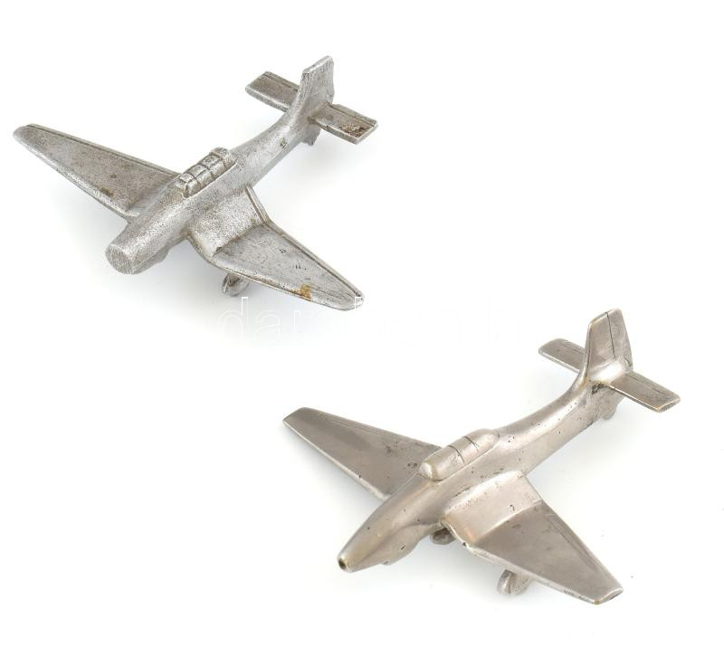 Junkers Ju 87 Stuka repülőgép fém makettje, 2 db, 10,5×12 cm